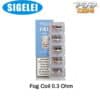 คอยล์ Sigelei Fog 0.3 โอห์ม ราคาส่ง