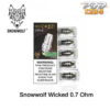 คอยล์ Snowwolf Wicked 0.7 โอห์ม ราคาส่ง