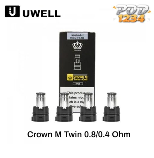 คอยล์ Uwell Crown M Twin 0.8/0.4 ราคาส่ง