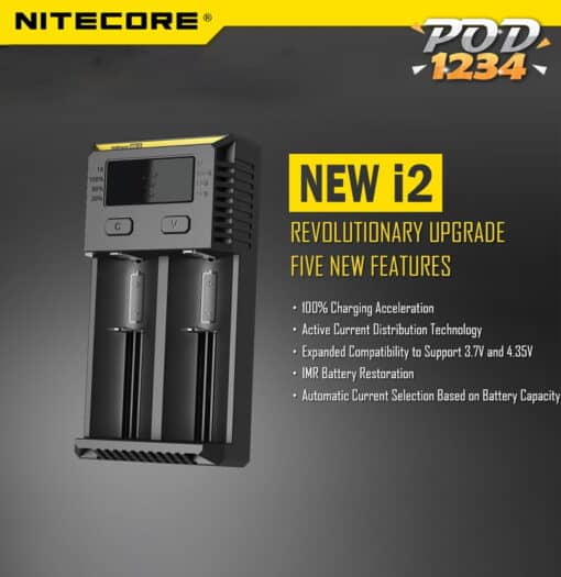 รางชาร์จ Nitecore New I2 ราคาส่ง