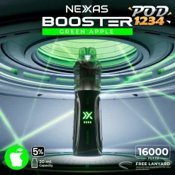 Nexas Booster 16000 Puffs ราคาส่ง GREEN APPLE 5%