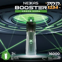 Nexas Booster 16000 Puffs ราคาส่ง GREEN SODA