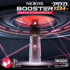 Nexas Booster 16000 Puffs ราคาส่ง PEACH STRAWBERRY