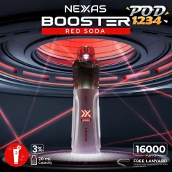 Nexas Booster 16000 Puffs ราคาส่ง RED SODA