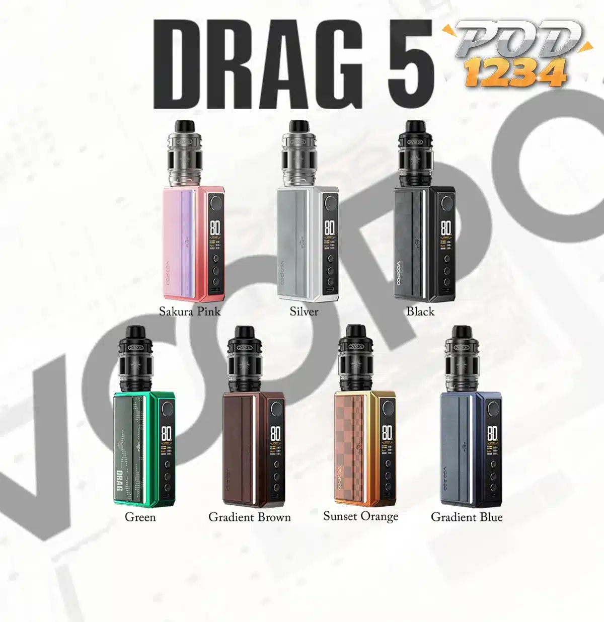 Voopoo Drag 5 Kit ราคาส่ง