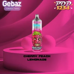 Gebaz Tornado 15000คำ ราคาส่ง Cherry Peach Lemonade