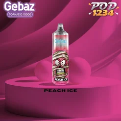 Gebaz Tornado 15000คำ ราคาส่ง Peach Ice