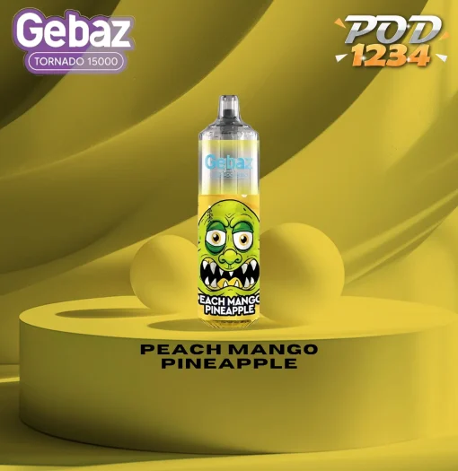 Gebaz Tornado 15000คำ ราคาส่ง Peach Mango Pineapple