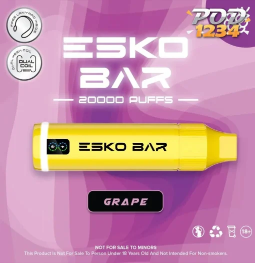 Esko Bar 20000คำ Grape ราคาส่ง