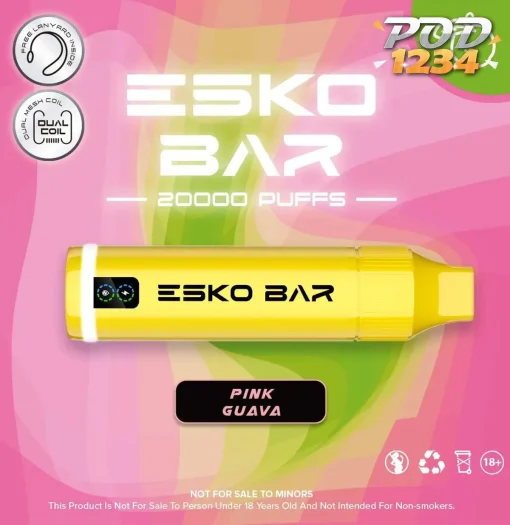 Esko Bar 20000คำ Pink Guava ราคาส่ง