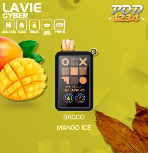 Lavie Cyber 20k 20000คำ Bacco Mango Ice