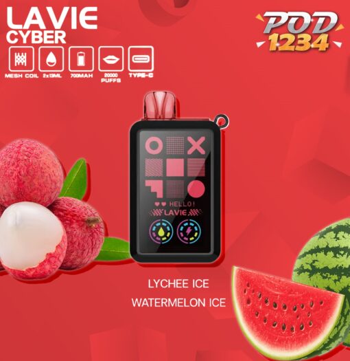 Lavie Cyber 20k 20000คำ Lychee Ice Watermelon Ice