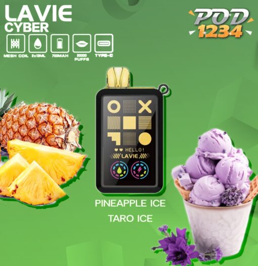 Lavie Cyber 20k 20000คำ Pineapple Ice Taro Ice