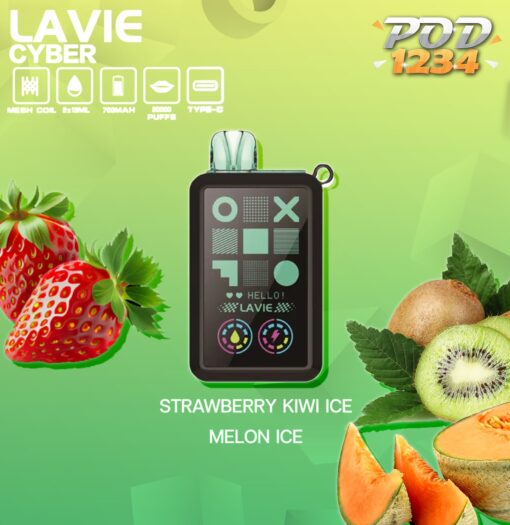 Lavie Cyber 20k 20000คำ Strawberry Kiwi Ice Melon Ice