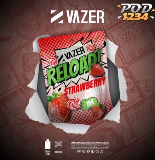 หัว Vazer reload 15K Strawberry ราคาส่ง