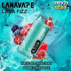 Lanavape Lana Fizz 12K Blue Raspberry Pomegranate