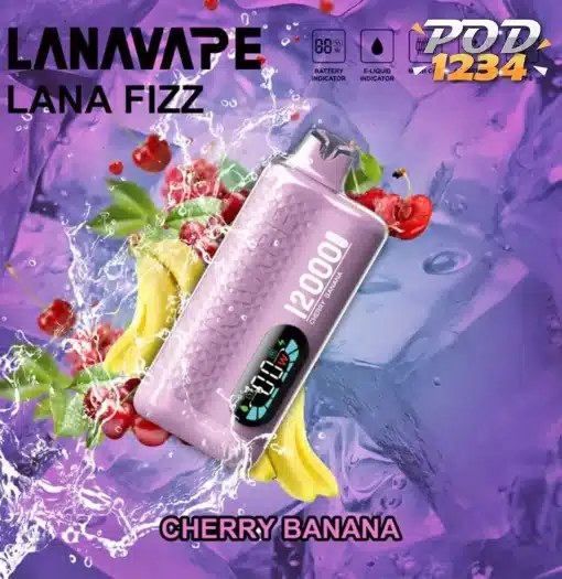 Lanavape Lana Fizz 12K Cherry Banana