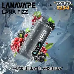 Lanavape Lana Fizz 12K Cranberry Blackberry