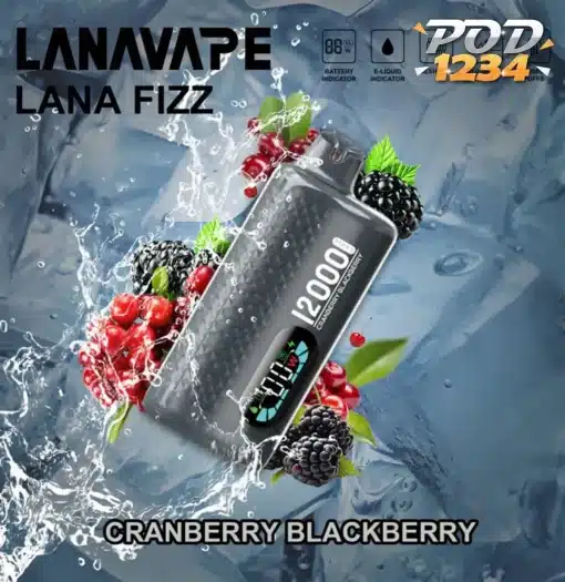 Lanavape Lana Fizz 12K Cranberry Blackberry