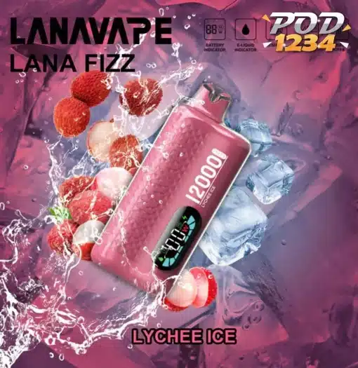 Lanavape Lana Fizz 12K ราคาส่ง Lychee Ice