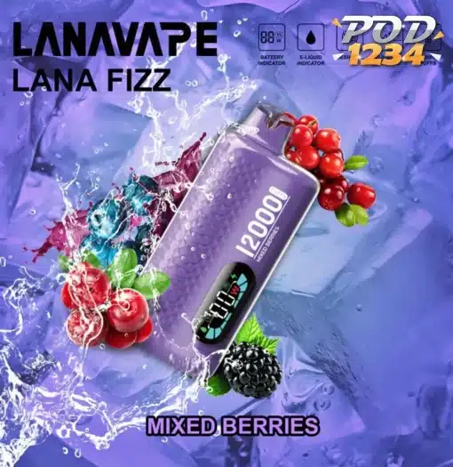 Lanavape Lana Fizz 12K Mixed Berries