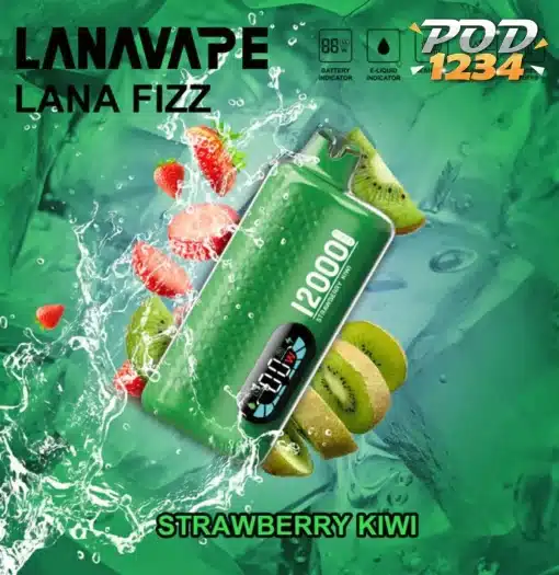 Lanavape Lana Fizz 12K Strawberry Kiwi