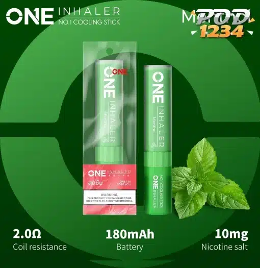 One Inhaler 800คำ พอตจมูก Menthol