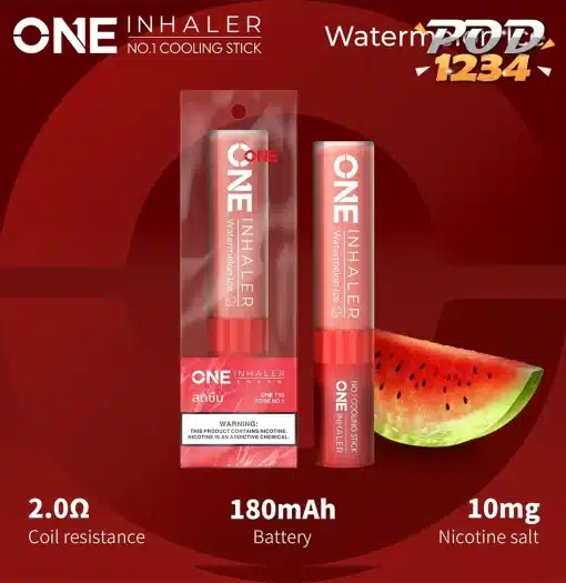 One Inhaler 800คำ พอตจมูก Watermelon Ice